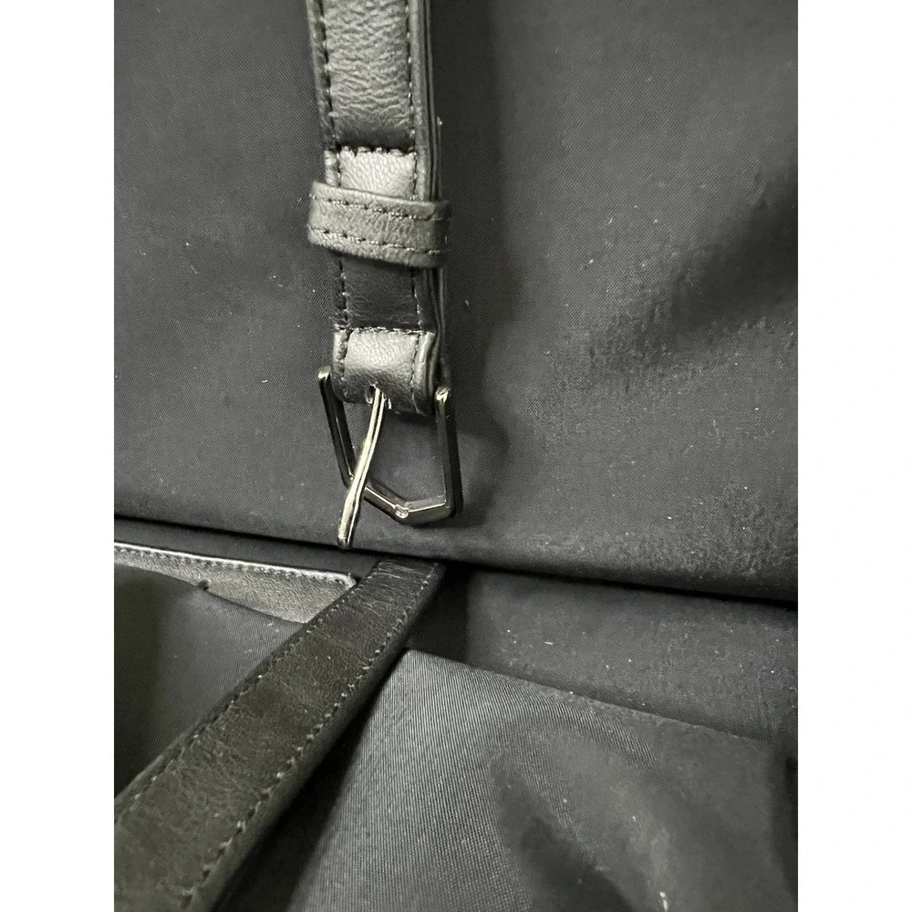 Vintage Stuart Kern America Leather Duffel Bag Black Large LA YULO Private Club